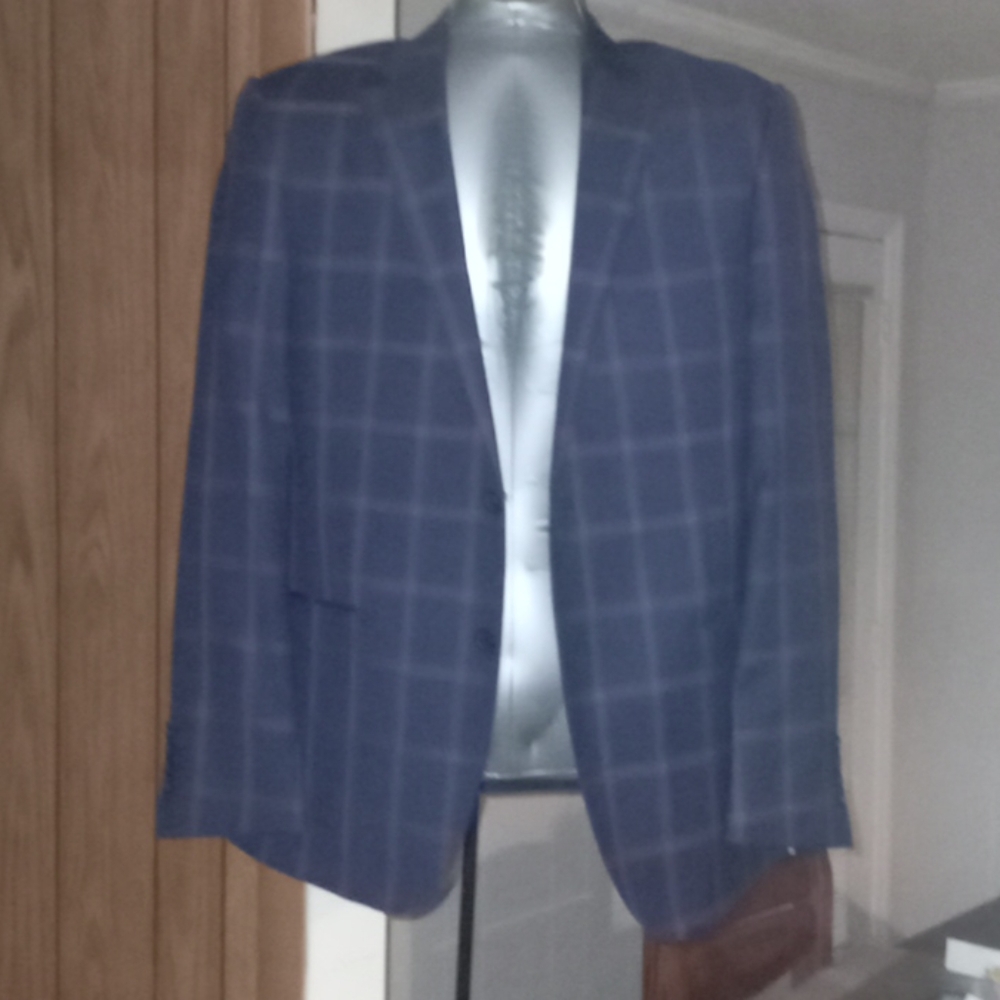 Sangria Navy Blue & Red jacket by Tiglio luxe